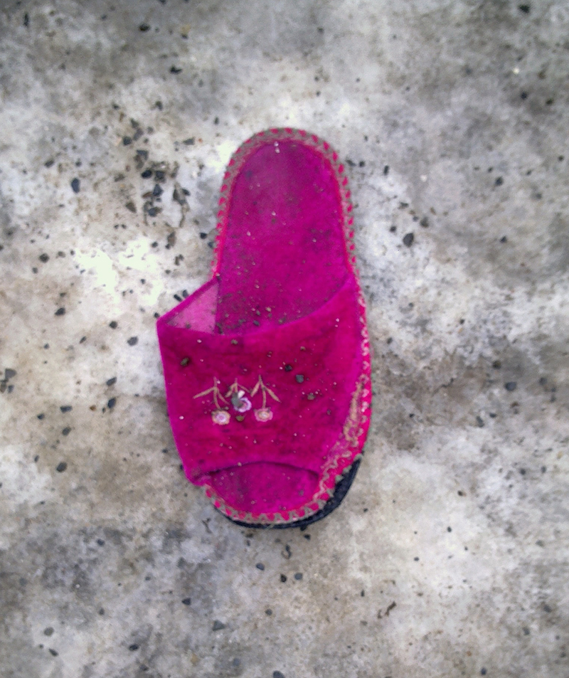 Foto eines Pantoffel von Almud Moog